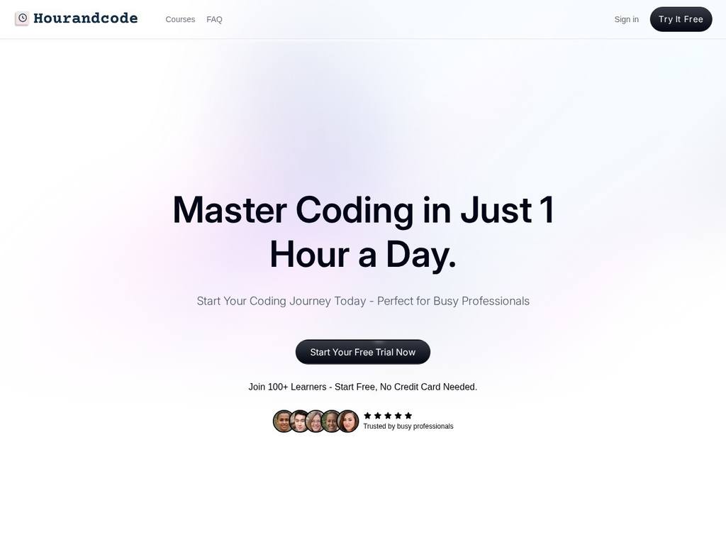 Hourandcode website screenshot